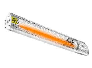 Infrarotstrahler 2000W IP55 goldene Halogenlampe mit Fernbedienung 2 Leistungsstufen
