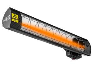 Infrarotstrahler 2000W IP55 golden Halogenlampe