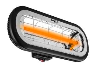 Infrarotstrahler 2000W IP65 Niedrigblendlampe Amber