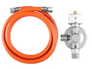 Régulateur de pression de gaz et tuyau de 1,5 m. pour le marché polonais. pour bouteille de 50 kW