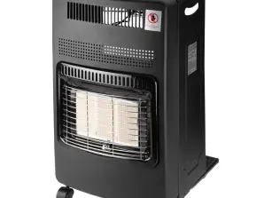 Riscaldatore a gas per bombole con regolatore e tubo 4200W