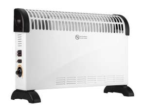 Convectorkachel met thermostaat 2000W turbo