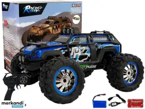 RC Rally Auto Modrá 2.4G 1:18 35km/h Ovládání Rychlosti