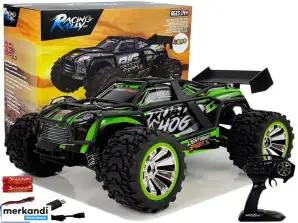 Auto Off Road dálkové ovládání zelená 2.4G 1:18 35km/h Regulace rychlosti