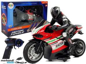 Radiografisch Sportmotor 2.4G Bereik 35 m Rood