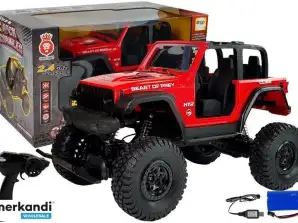 Auto Terenowe Jeep Zdalnie Sterowane 2.4G Czerwone