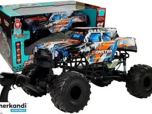 Auto Terenowe Zdalnie Sterowane 2.4G 4x4 Pomarańczowe 57cm
