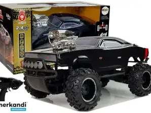 Off-road car remote controlled 2.4G 4x4 black
