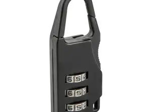 Bagasjelås med kode 22 mm. 3-sifret kode