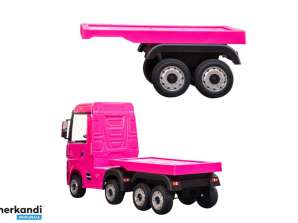 Batteridrevet kjøretøyhenger HL358 Mercedes Scania Actros Rosa