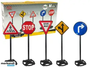 Grande Set Educativo di Segnali Stradali 82 cm