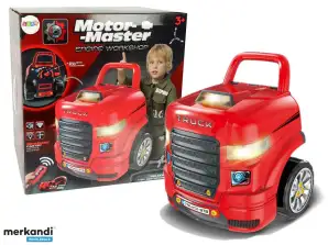 Camion en kit mécanique pour le démontage. Outils d’atelier