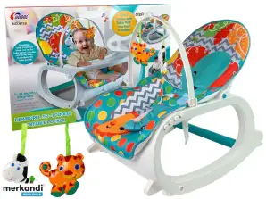 Cradle Rocker Chair Столче за хранене 2в1 Вибрация Музика