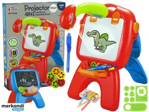 Double-sided chalkboard pens standing projector pictures red