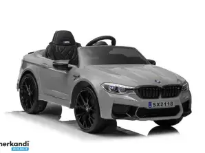 BMW M5 hõbedaseks värvitud akuauto
