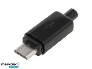 96 765# Micro usb type b montert på kabel 1stk