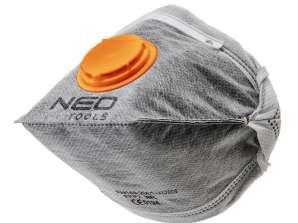 Foldable dust mask with active carbon FFP1 with valve