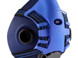 Silikona pusmaska ar vietu diviem filtriem bez filtru