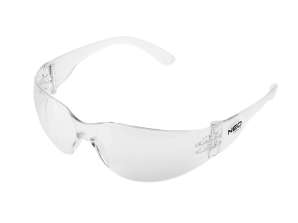 Lunettes de protection lentilles blanches classe de résistance F