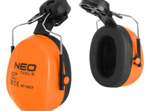 Noise-canceling earmuffs for helmet