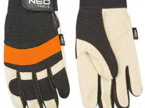 Pracovní rukavice z holandské hovězí kůže neopren 10