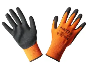 Arbeitshandschuhe Polyester mit nitrilbeschichteten sandy 4131X Größe 8