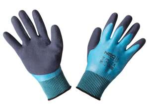 Pracovní rukavice polyester s latexovým potahem 2 vrstvy 3141X velikost 10