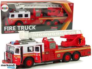 Brandweer Wrijving Drive Lichten Geluiden Ladder Te openen Deur