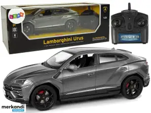 Auto R/C 1:24 Lamborghini Urus Musta 2.4 G Valot
