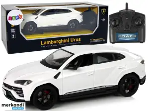 Auto R/C 1:24 Lamborghini Urus Valkoinen 2.4 G Valot