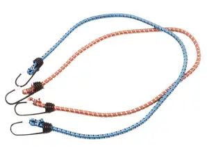 Rubberen bagagestraps 100 cm. 2 stuks.