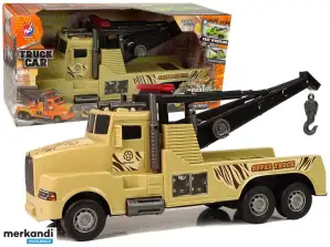 Auto Kuorma-auto Hinausauto Tiepalvelu 1:10 Köysi Military Brown