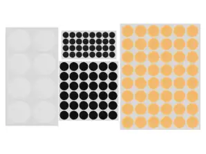 EVA felt and foam pads self-adhesive mix 124 pcs.