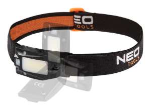 USB įkraunama galvos lemputė 180 lm COB LED su judesio jutikliu