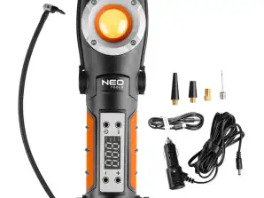 Rechargeable lamp 800lm with compressor