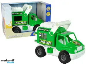 Bil Politi Auto ConsTruck Grønn Polesie 41906