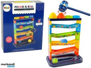 Kleurrijke bal dia educatieve rammelaar