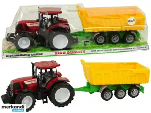 Traktorin kippiauto keltainen traktori 50 cm