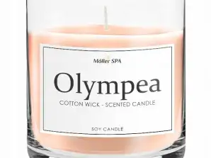 Möller SPA OLYMPEA BOUGIE DE SOJA NATUREL PARFUM BOUGIE PARFUMÉE