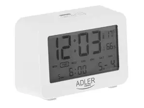 AD 1196 white battery clock