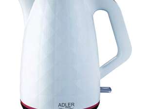 AD 1277 bouilloire en plastique blanche 1,7 l