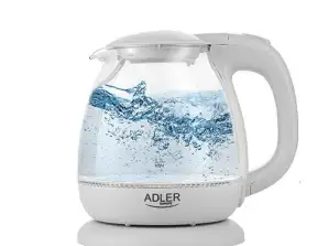 AD 1283 grijze elektrische waterkoker 1.0l
