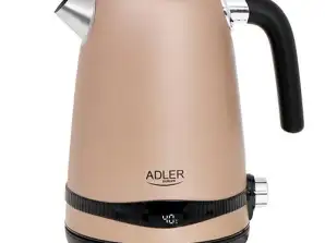 AD 1295 auksinis virdulys 1,7l su LCD ir temperatūros reguliavimu