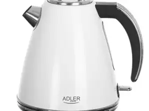 AD 1343 bouilloire en métal blanche 1,5 l strix