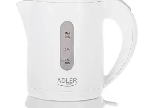 AD 1371 witte plastic waterkoker 0,8 l