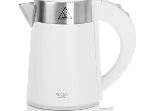 AD 1372 witte metalen waterkoker 0,6l