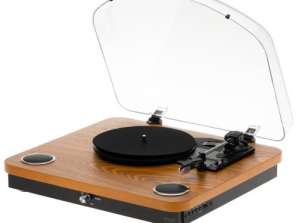 AD 1914 Holz-Plattenspieler mit USB und Bluetooth