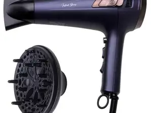 AD 2273 Haardroger met oprolbaar snoer 2400W diffuser