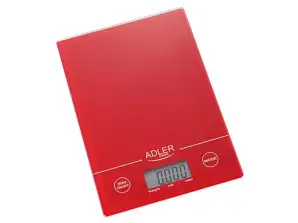 AD 3138 rode keukenweegschaal CMR AD 3138 rood