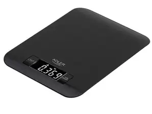 AD 3183 zwarte keukenweegschaal 5kg